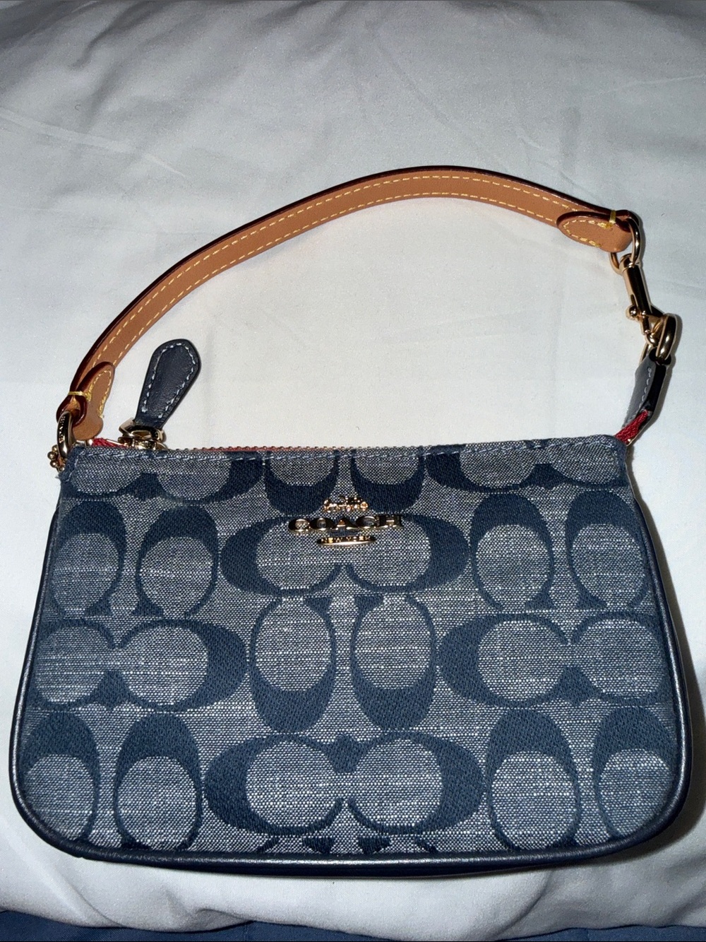 Coach Nolita 15 in Signature Denim Chambray